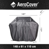 Aerocover Gasbarbecue Hoes L   Antraciet