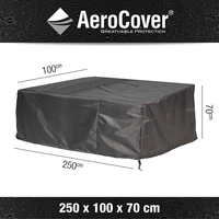 Aerocover Loungebankhoes 250x100xh70   Antraciet