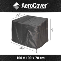 Aerocover Loungestoelhoes 100x100xh70   Antraciet