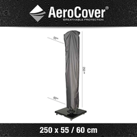 Aerocover Zweefparasolhoes H250x55/60   Antraciet