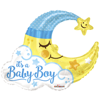Baby Boy Moon Shape