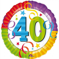 Ballon '40th Birthday New'