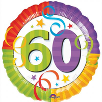 Ballon '60th Birthday New'