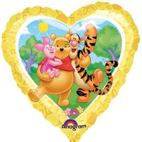 Ballon 'pooh Friends Heart'