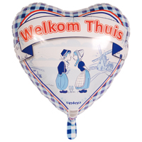 Ballon 'welkom Thuis Delfsblauw'