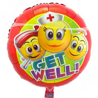 Beterschap Ballon 'get Well' Smiley