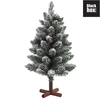 Black Box   Kunstkerstboom Met Sneeuw Highwood Spruce Maat In Cm: 45 X 22 Groen