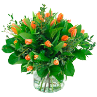 Boeket Oranje Tulpen (niet Leverbaar In Verband Met Seizoen)