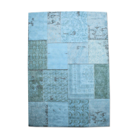 By Boo Vloerkleed Patchwork Turquoise 300x200 Cm