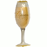 Cheers Champagne Glas