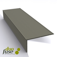 Duofuse | Aluminium L Profiel | 400cm | Stone Grey