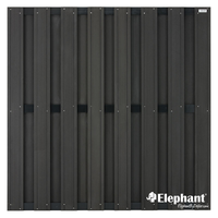 Elephant | Design Tuinscherm 180 X 180 Cm | Antraciet