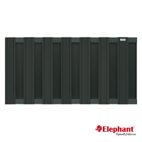 Elephant | Design Tuinscherm 180x93 Cm | Antraciet