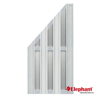 Elephant | Design Tuinscherm 90x180/93 Cm | Lichtgrijs