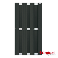Elephant | Design Tuinscherm 90x180 Cm | Antraciet/aluminium