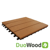 Duowood | Easy Click Tuintegel 30x30 | Havanna | 4 Stuks