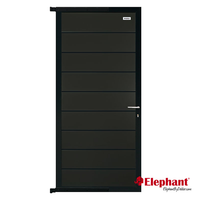 Elephant | Tuindeur Modular | 90x180 Cm | Antraciet/antraciet