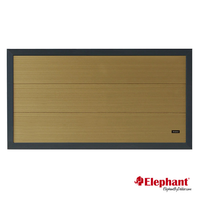 Elephant | Tuinscherm Forte Laag Teak/antraciet | 180 X 93 Cm