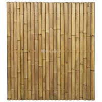 Bamboe Schutting Naturel 180 X 200 Cm X 60 80 Mm