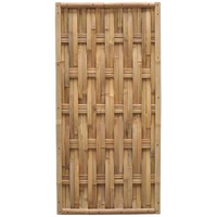 Bamboe Schutting Naturel Gevlochten 90 X 180 Cm – Verticaal