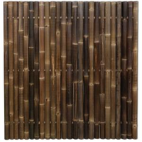 Bamboe Schutting Zwart 180 X 180 Cm X 60 80 Mm