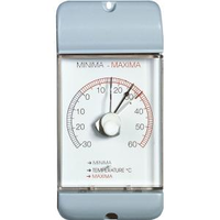 Buitenthermometer Kunststof Min/max 16 Cm