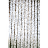 Kattenstaart Gordijn Grijs Wit 100x230cm