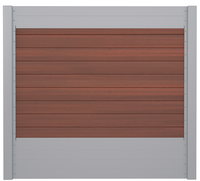 Ideal | Scherm Zilver  Symmetry Cinnabar | 180x180 | 9 Planks