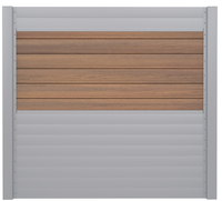 Ideal | Scherm Zilver  Symmetry Warm Sienna | 180x200 | 6 Planks