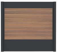 Ideal | Scherm Antraciet   Symmetry Warm Sienna | 180x180 | 9 Planks