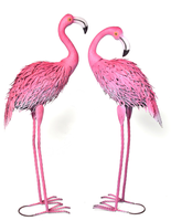 Flamingo Duo In Metaal