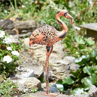 Flamingo In Metaal Solar