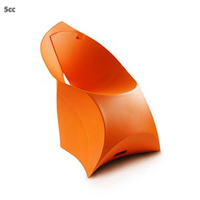 Flux Design Stoel Oranje Uitvouwbaar