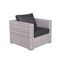 Garden Impressions Tennessee Lounge Fauteuil Cloudy Grey (showroommodel) Wicker