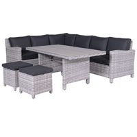 Garden Impressions Vancouver Lounge Dining Set   Cloudy Grey