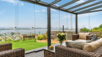 Gardendreams | Glasschuifwanden Met 10 Mm Panelen | 400 Cm | 5 Rail