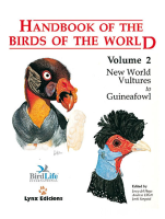 Handbook Of The Birds Of The World Volume 2: New World Vultures To Guineafowl