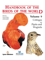 Handbook Of The Birds Of The World ; Volume 9 Cotingas To Pipits And Wagtails