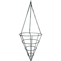 Hanging Basket Conisch Zwart