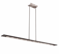 Hanglamp Led Plaat Zwart 140cm