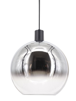 Artdelight Hanglamp Rosario Glas Chroom & Helder 30cm