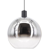 Artdelight Hanglamp Rosario Glas Chroom & Helder 40cm