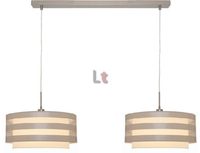 Hanglamp Stripe 2 Lichts Aluminium
