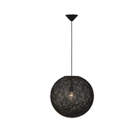 Hanglamp Vezelbol 35cm Zwart