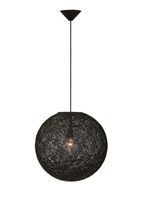Hanglamp Vezelbol 45cm Zwart