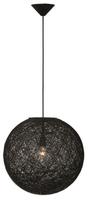 Hanglamp Vezelbol 60cm Zwart