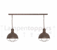 Hanglamp Vicenza Roest 2 Lichts
