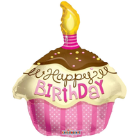 Happy Birthday Cupcake Ballon