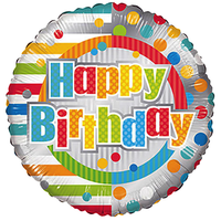 Happy Birthday Dots Heliumballon