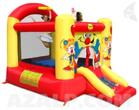 Clown Slide And Hoop Bouncer (large)